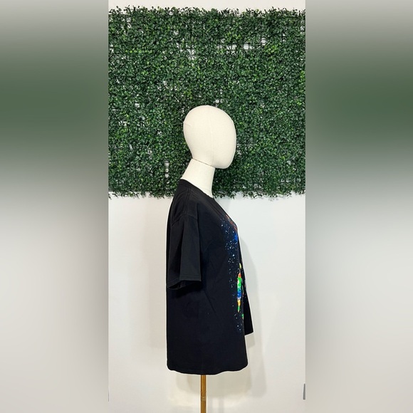 Darth Vader 100% Cotton Artsy Neon Paint Print Tee Shirt Size Medium - Picture 6 of 6